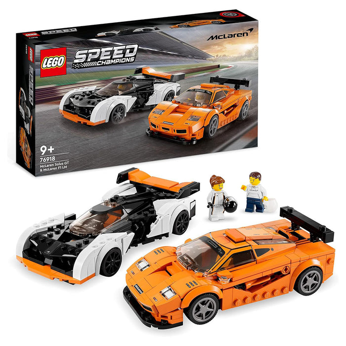 LEGO Speed Champions 76918 McLaren Solus GT & McLaren F1 LM Building Set