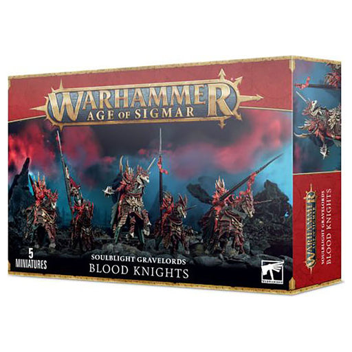 Warhammer Age of Sigmar: Soulblight Gravelords: Blood Knights Miniatures Set