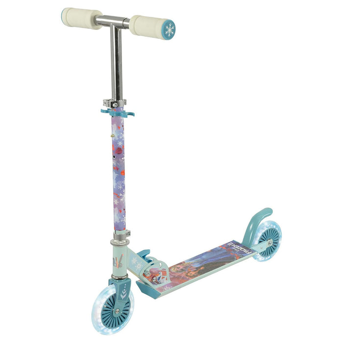 Frozen Folding Inline Scooter with Light Up Wheels