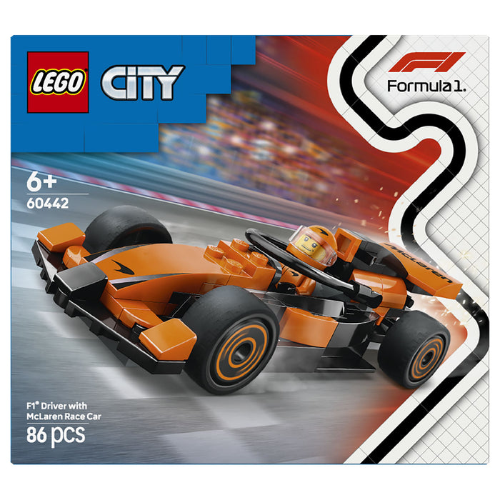 LEGO City F1 Driver With Mclaren Race Car Building Set