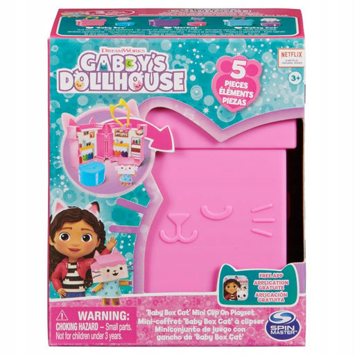 Gabby's Dollhouse Baby Box Cat Mini Clip On Playset (styles vary)