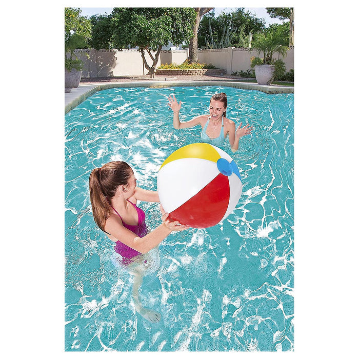 PMS 20 Inch Inflatable Beach Ball – Swimming Pool Toy Summer Holiday Outdoor Games