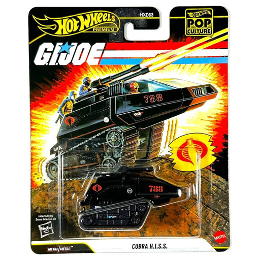 Hot Wheels Premium Pop Culture G.I. Joe Cobra H.I.S.S. Tank
