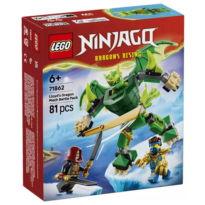 LEGO Ninjago Dragons Rising: Lloyd's Dragon Mech Battle Pack Building Set