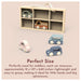 Speedy Monkey Car Display Case with 6 Vehicles