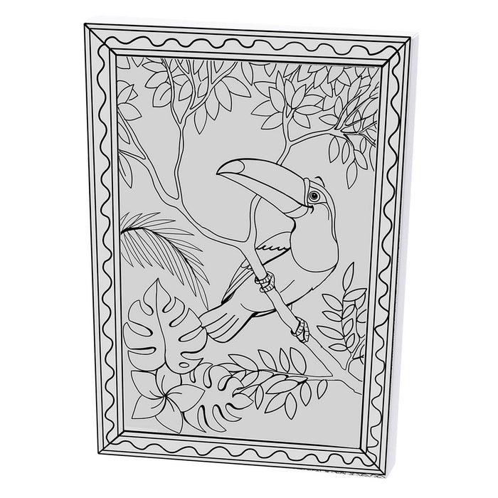 Washable Art Forest Colouring Protective Mat