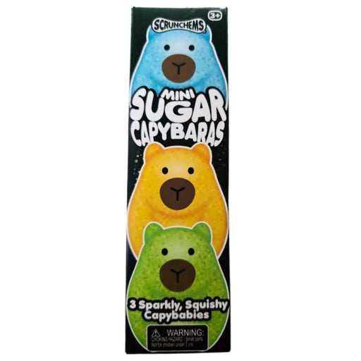Scrunchems Mini Sugar Capybaras Fidget Toy (3 Pack)