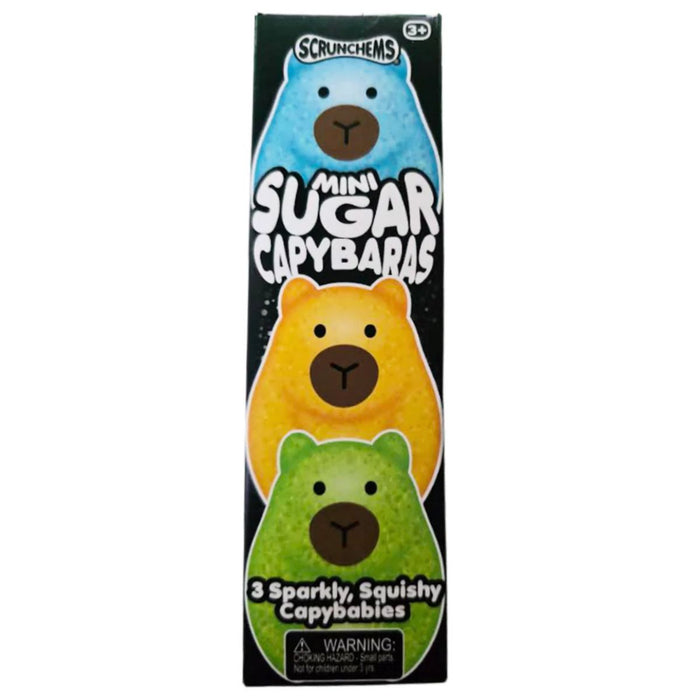 Scrunchems Mini Sugar Capybaras Fidget Toy (3 Pack)