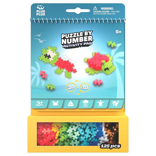 Plus-Plus Puzzle by Number Ocean Activity Pad