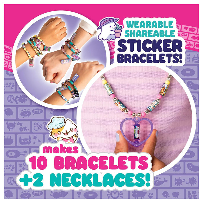 Sticki Rolls Sticki Rolluxe DIY Sticker Bracelet Kit & Lux Handbag Set