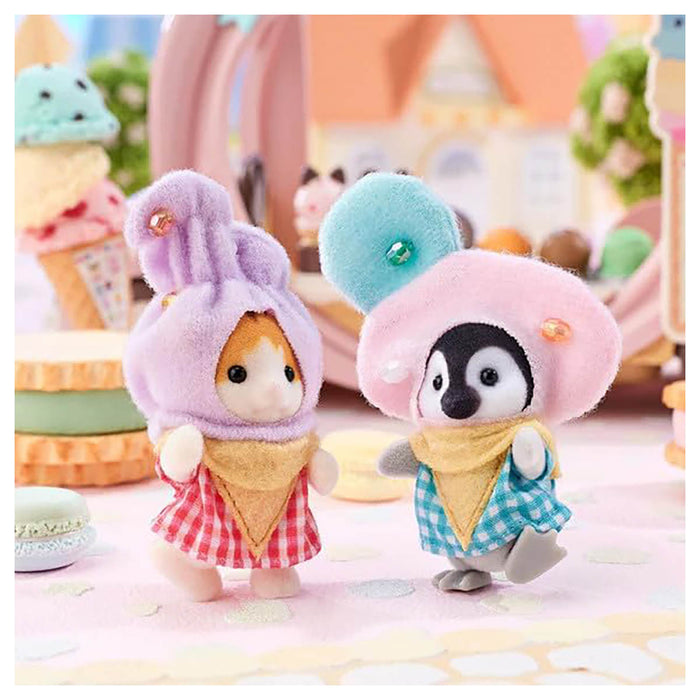 Sylvanian Families Baby Duo Ice Cream Sundaes Figures