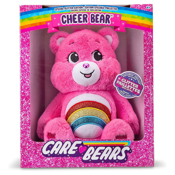 Care Bears Cheer Bear Special Glitter Edition 35cm Plush (UK Exclusive)
