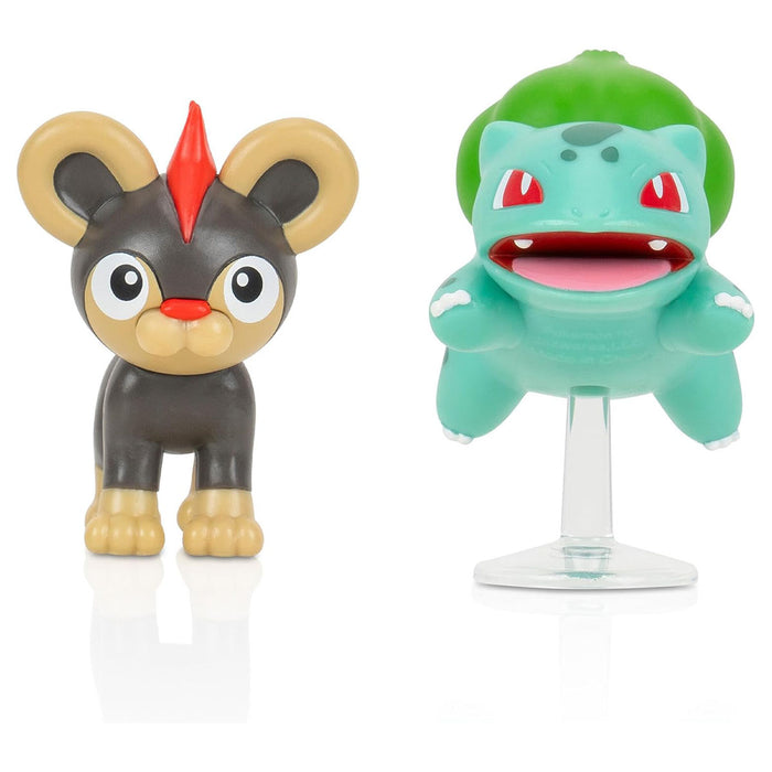Pokémon Litleo & Bulbasaur Battle Figure Pack