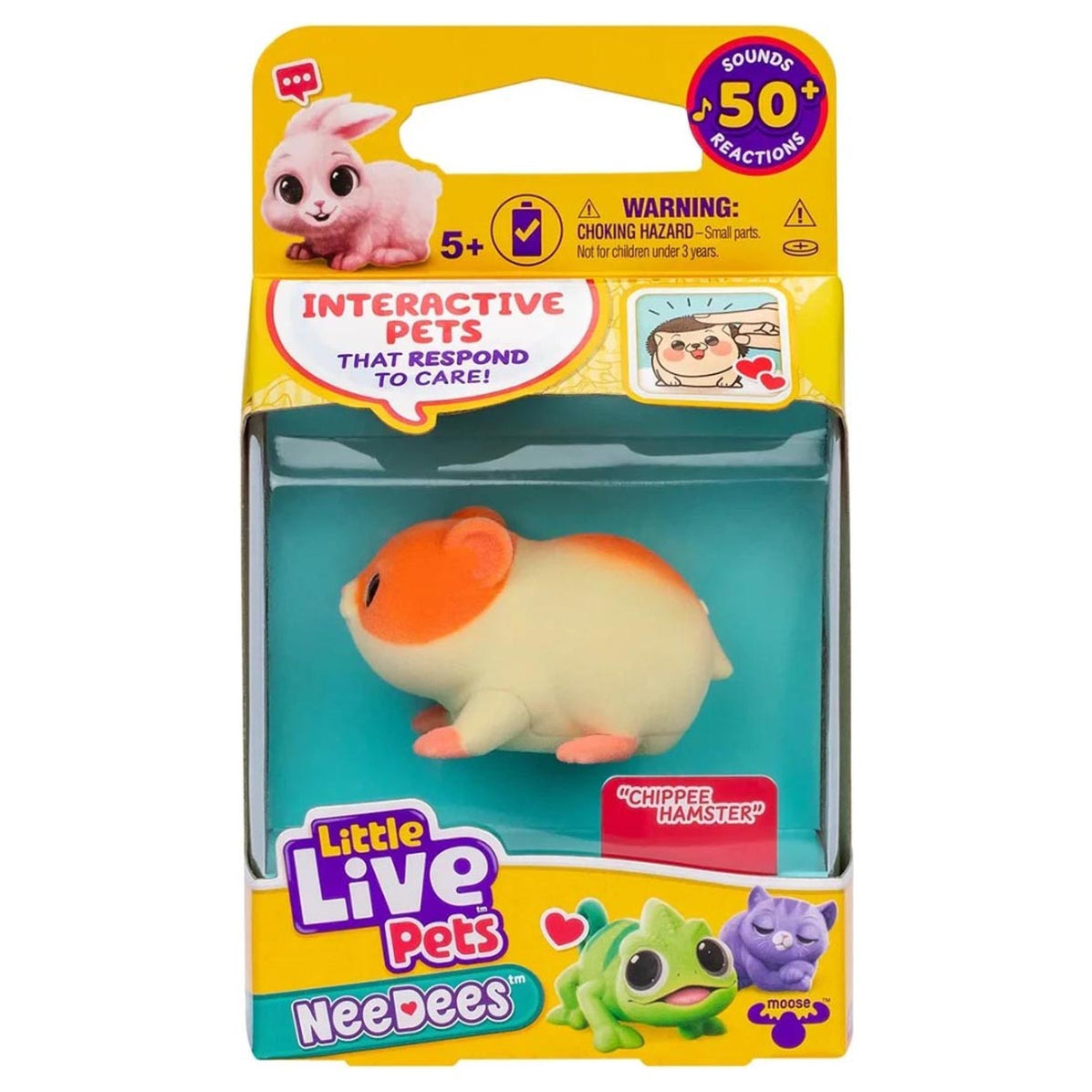 Little Live Pets NeeDees Chippee Hamster Booghe Little Live Pets NeeDees Chippee Hamster Booghe