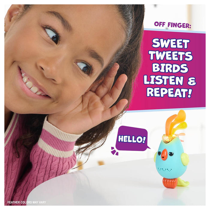 Fingerlings Sweet Tweets Interactive Bird Pink
