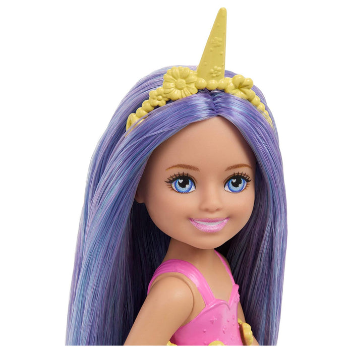 Barbie Chelsea Unicorn with Purple Hair 6" Doll 