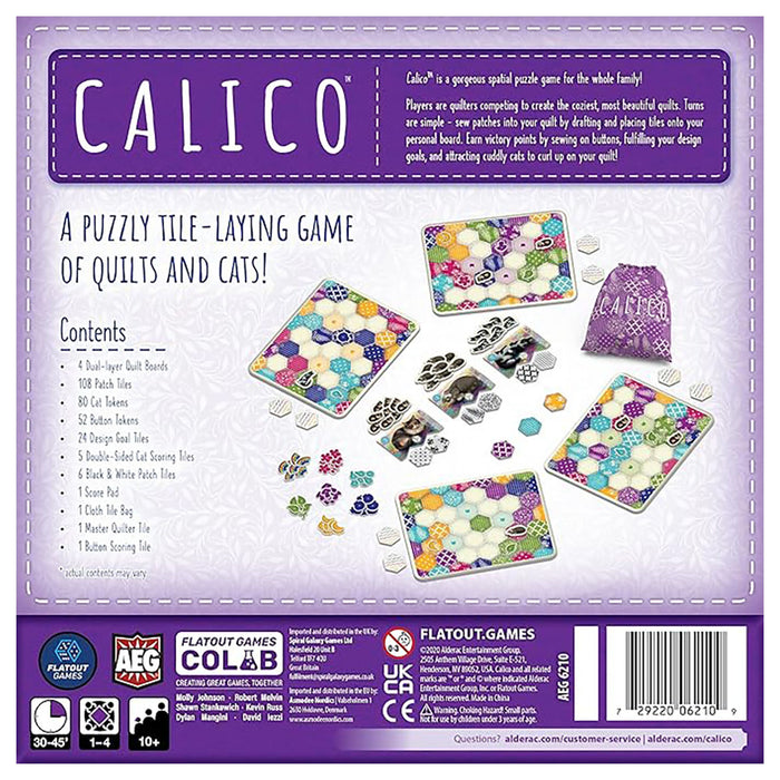 Calico Tile Placement Game in English for All Family