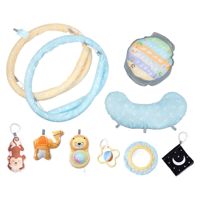 Desi Doll Arabic Alphabet 5-in-1 Activity Gym & Playmat