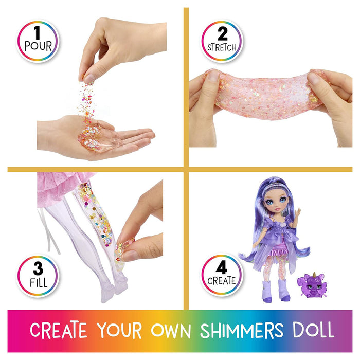 Rainbow High Rainbow Shimmers Violet Willow Fashion Doll 