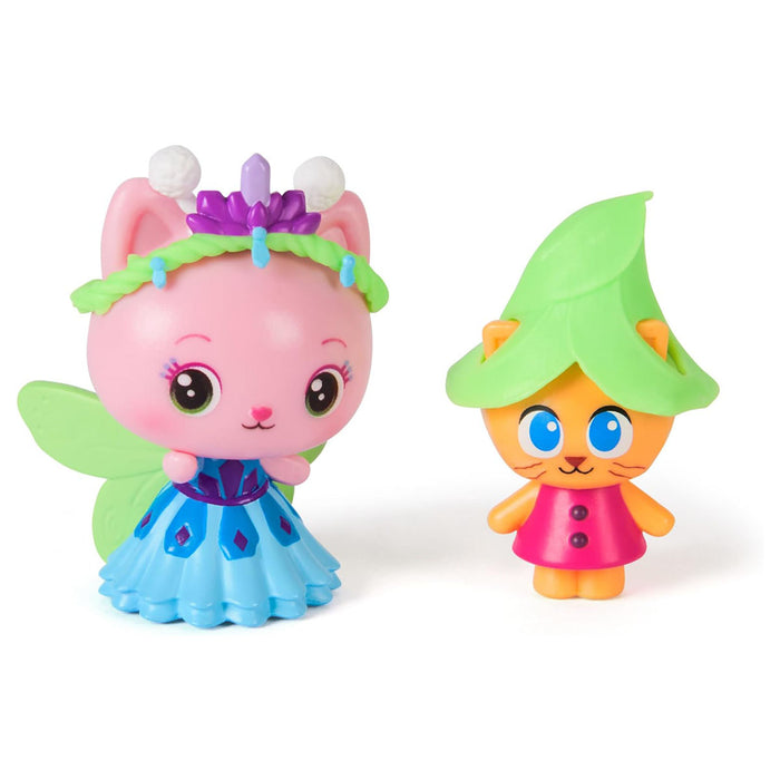 Gabby's Dollhouse: The Movie: Queen Kitty Fairy & Kitty Gnome Figures (2 Pack)