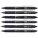 Pilot FriXion Ball Clicker Medium Line Erasable Black Ink Pen (6 Pack)