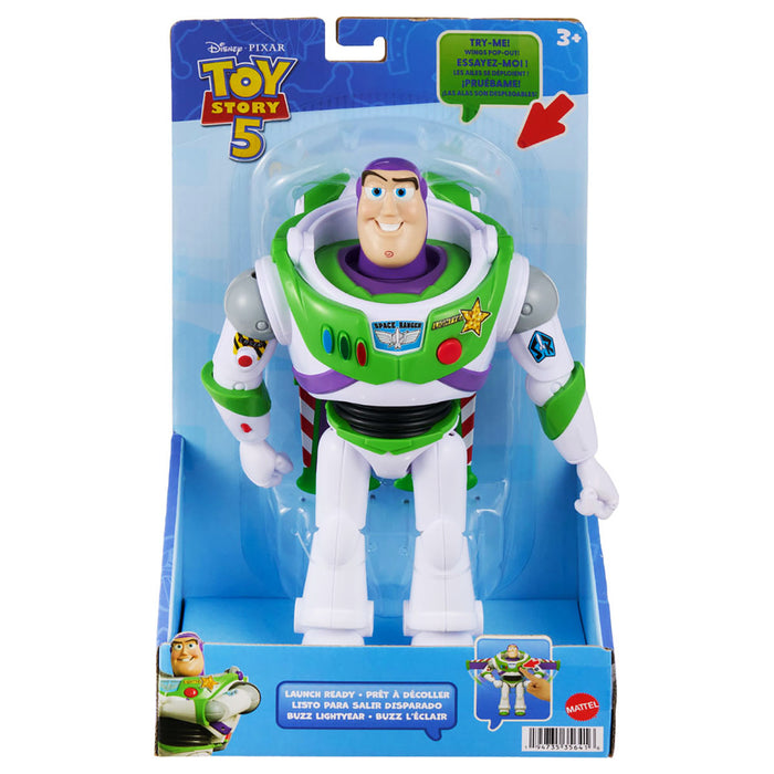 Disney Pixar Toy Story 5 Launch Ready Buzz Lightyear 10" Figure