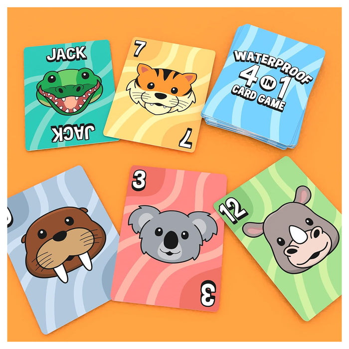 Waterproof 4 in 1 Card Game