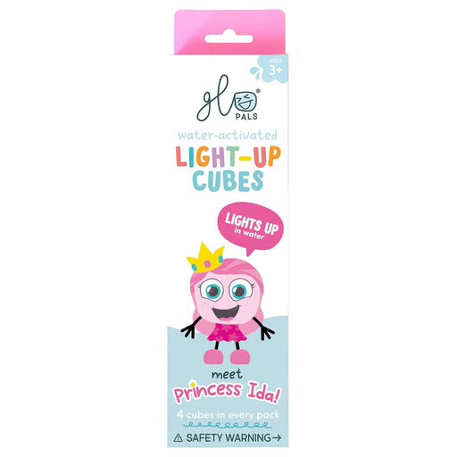 Glo Pals Water-Activated Light-Up Cubes Princess Ida Edition (4 Pack)