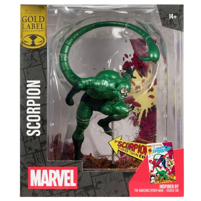 Marvel Gold Label Collection Scorpion Metallic Action Figure (The Amazing Spider-Man # 318)