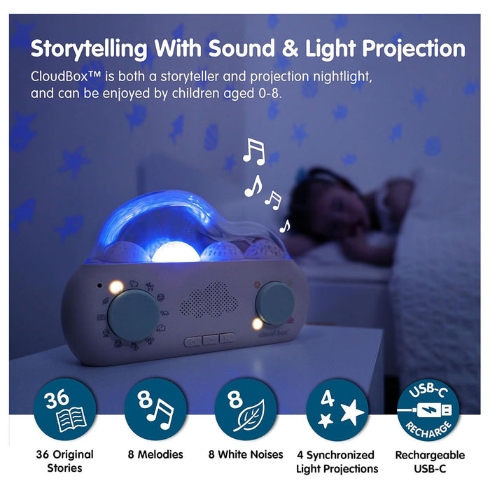 Cloud b Cloudbox Projector Night Light Story Teller