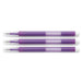 Pilot FriXion Ball & FriXion Clicker Erasable Rollerball M Purple Refills (3 Pack)