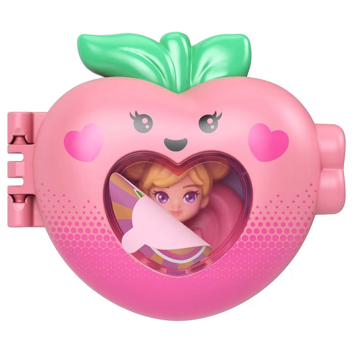 Polly Pocket Fruit Friend Reveal Peach Playset