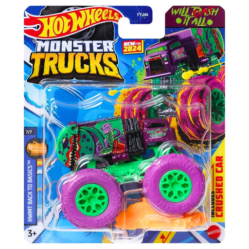 Hot Wheels Monster Trucks Will Eat It All 1:64 Truck (7/7)