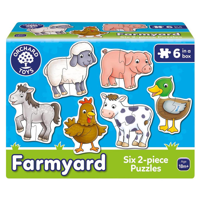 Orchard Toys Farmyard 2-Piece Puzzles
