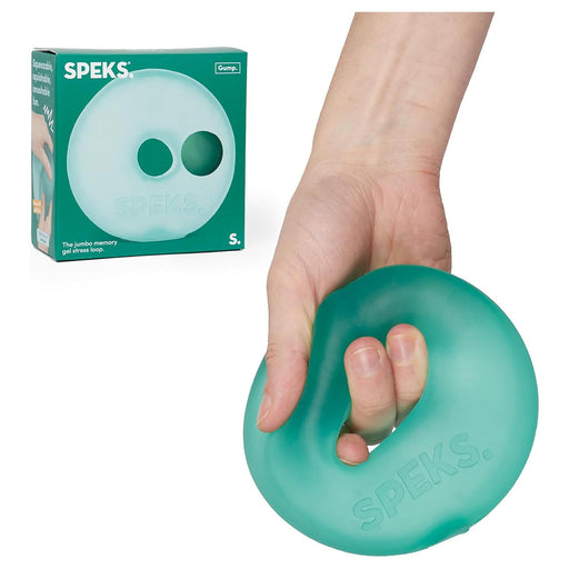 Speks Gump Jumbo Memory Gel Stress Loop Sea Glass