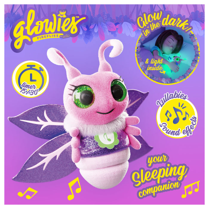 Glowies Fireflies Pink Soft Toy