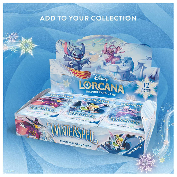 Disney Lorcana Trading Card Game Winterspell Booster 24 Pack Box