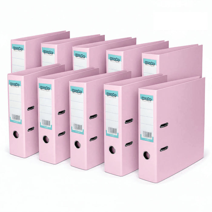 Lever Arch A4 File Pink 10 Pack 