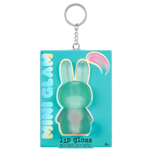 Mini Glam Bunny Lip Gloss Strawberry Glaze Keychain