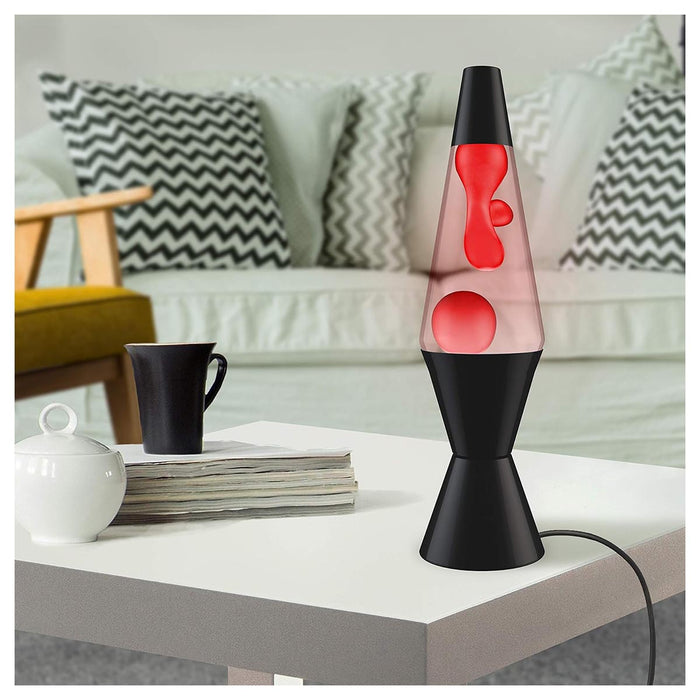 Lava Lamp Red & Clear 14.5 inch
