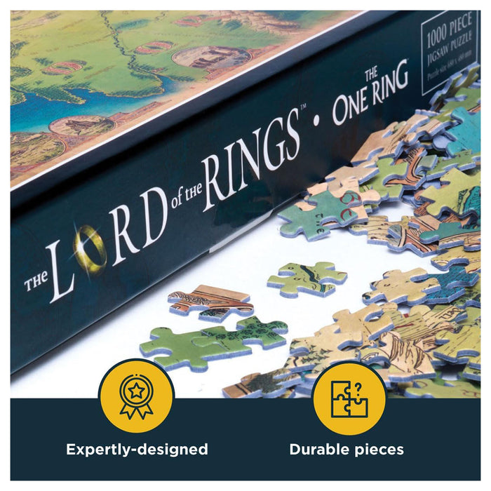 The Lord of the Rings: Eriador Map 1000 Piece Jigsaw Puzzle