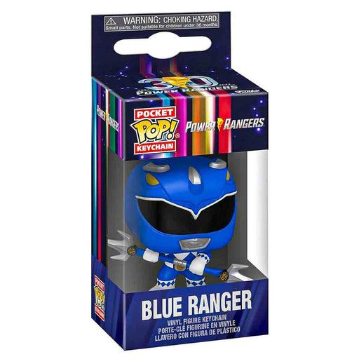 Funko Pop! Pocket Keychain: Power Rangers 30th Anniversary: Blue Ranger Vinyl Figure