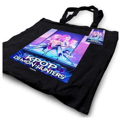 K-POP Demon Hunters (Key Art) Black Tote Bag
