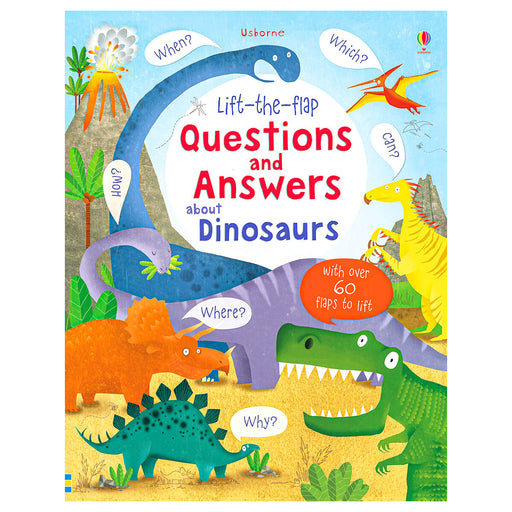 Usborne Questions and Answers about Dinosaurs Lift-the-Flap Book