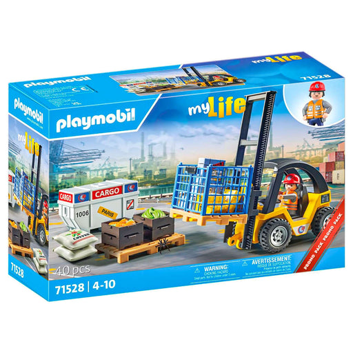 Playmobil My Life: Forklift Truck with Cargo Promo Pack Playset