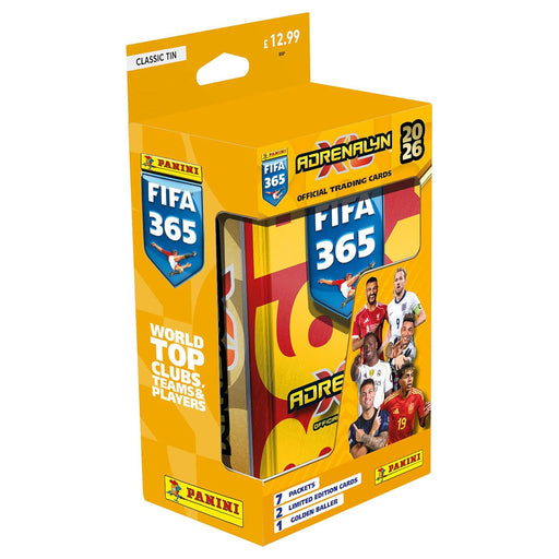 Panini FIFA 365 2025/26 Adrenalyn XL Trading Cards Classic Tin - Yellow/Red
