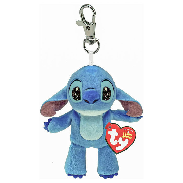 Ty Beanie Babies Disney Stitch Key Clip 12cm Soft Toy