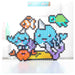 Simbrix Underwater Friends Pixel Art Set