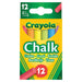 Crayola Anti-Dust Coloured Chalk (12 Pack)