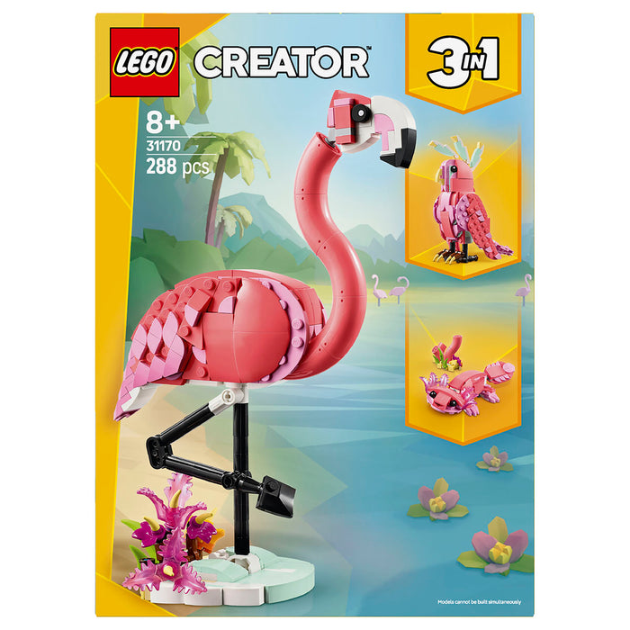 LEGO Creator 3-in-1 Pink Flamingo 31170 Building Set